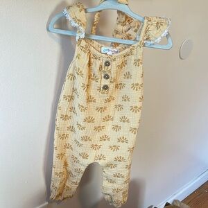 Emily and Oliver Jumpsuit with matching bow